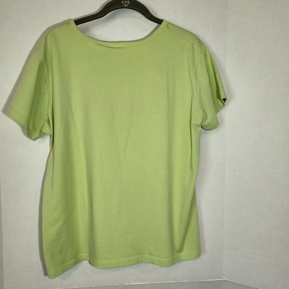 White Stag Women's "Smoothie" T Shirt Size XL Lime Green - Picture 3 of 8
